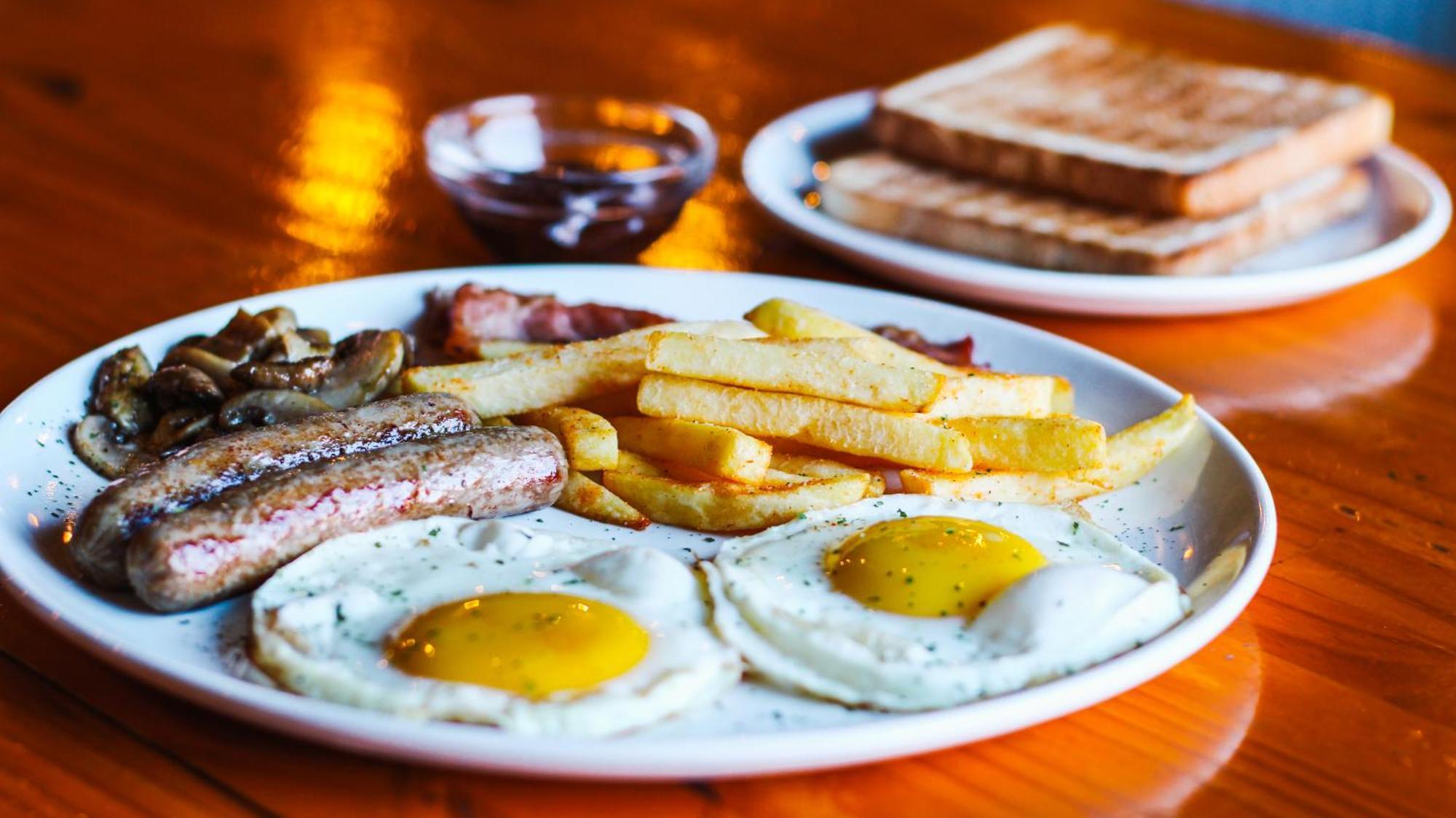 Never At Home Green Point Kapské Město Exteriér fotografie A cooked breakfast